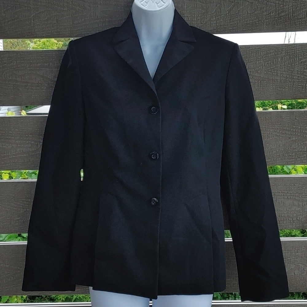 JaxSport Women's black blazer‎ jacket size 4